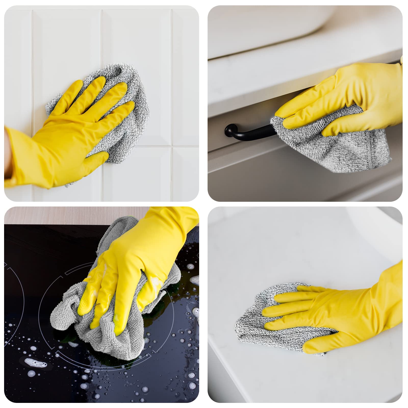 HAOBAOBEI environmentally friendly microfiber towels reducing paper waste