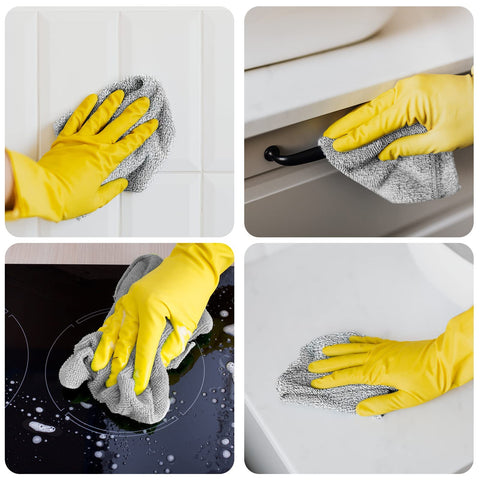 HAOBAOBEI environmentally friendly microfiber towels reducing paper waste