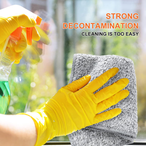 HAOBAOBEI fast-drying grey towels for household drying and wiping tasks