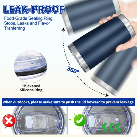 HAOLI wide-mouth design makes ice filling and cleaning easy.