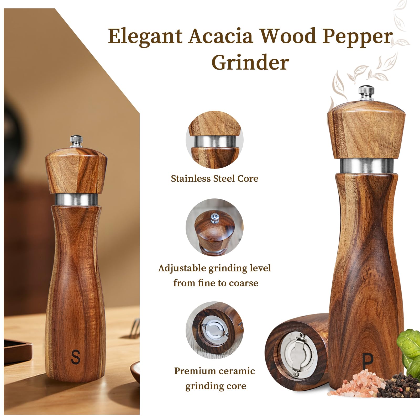 Haomacro refill-ready design with easy top-cap access
