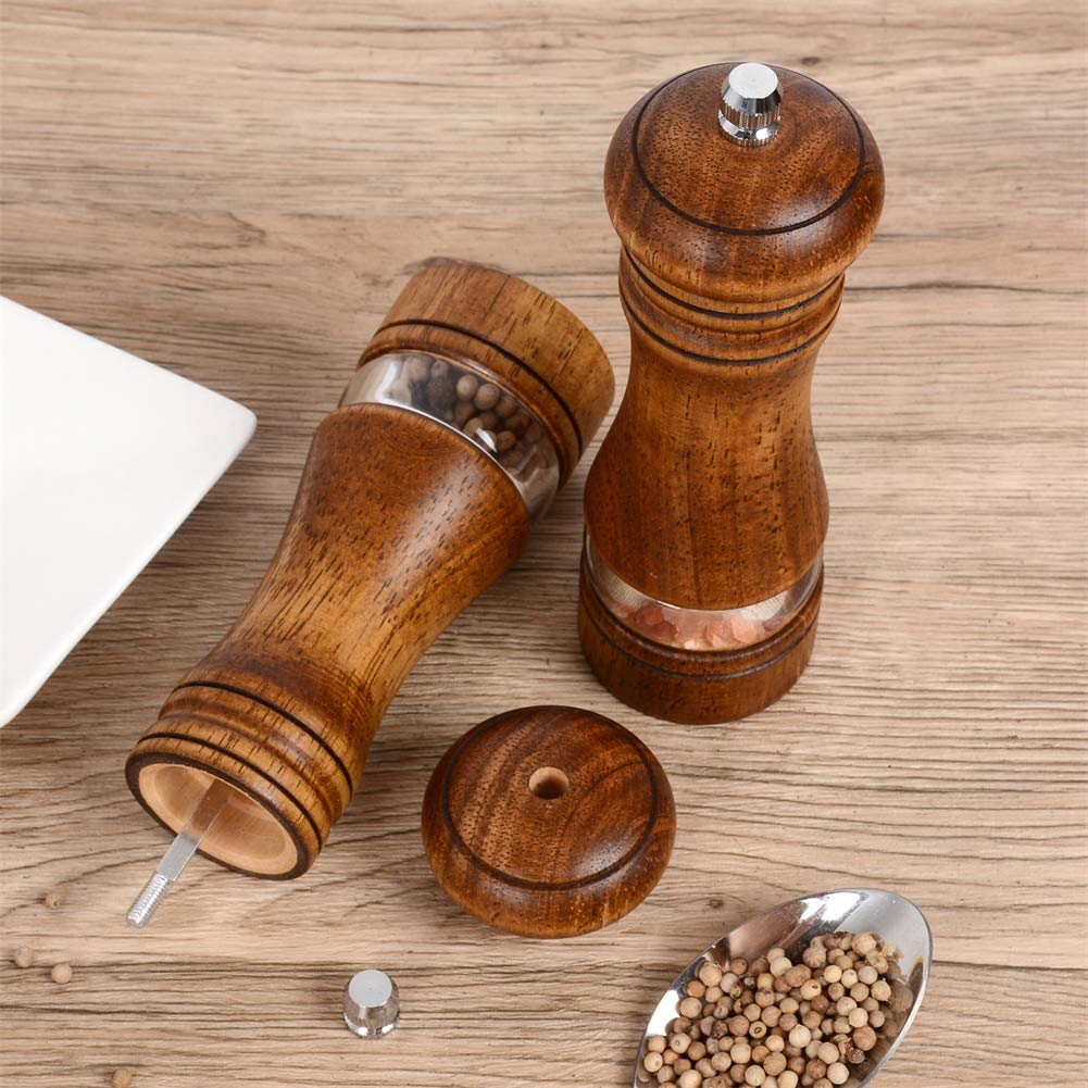 Haomacro adjustable ceramic rotor provides precise grind size for meals.