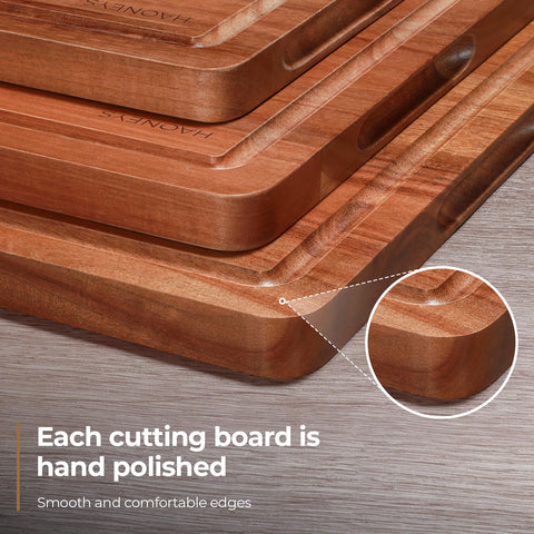 HAONEYS dual-sided cutting board for extended board life