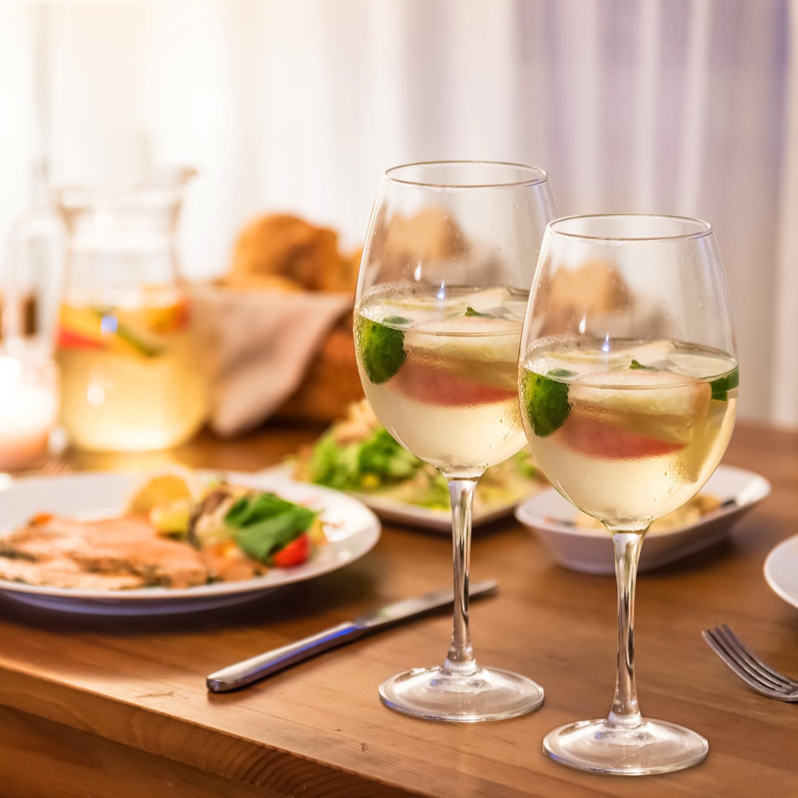 Haoxishui wine glasses arranged on a dining table for refined gatherings.