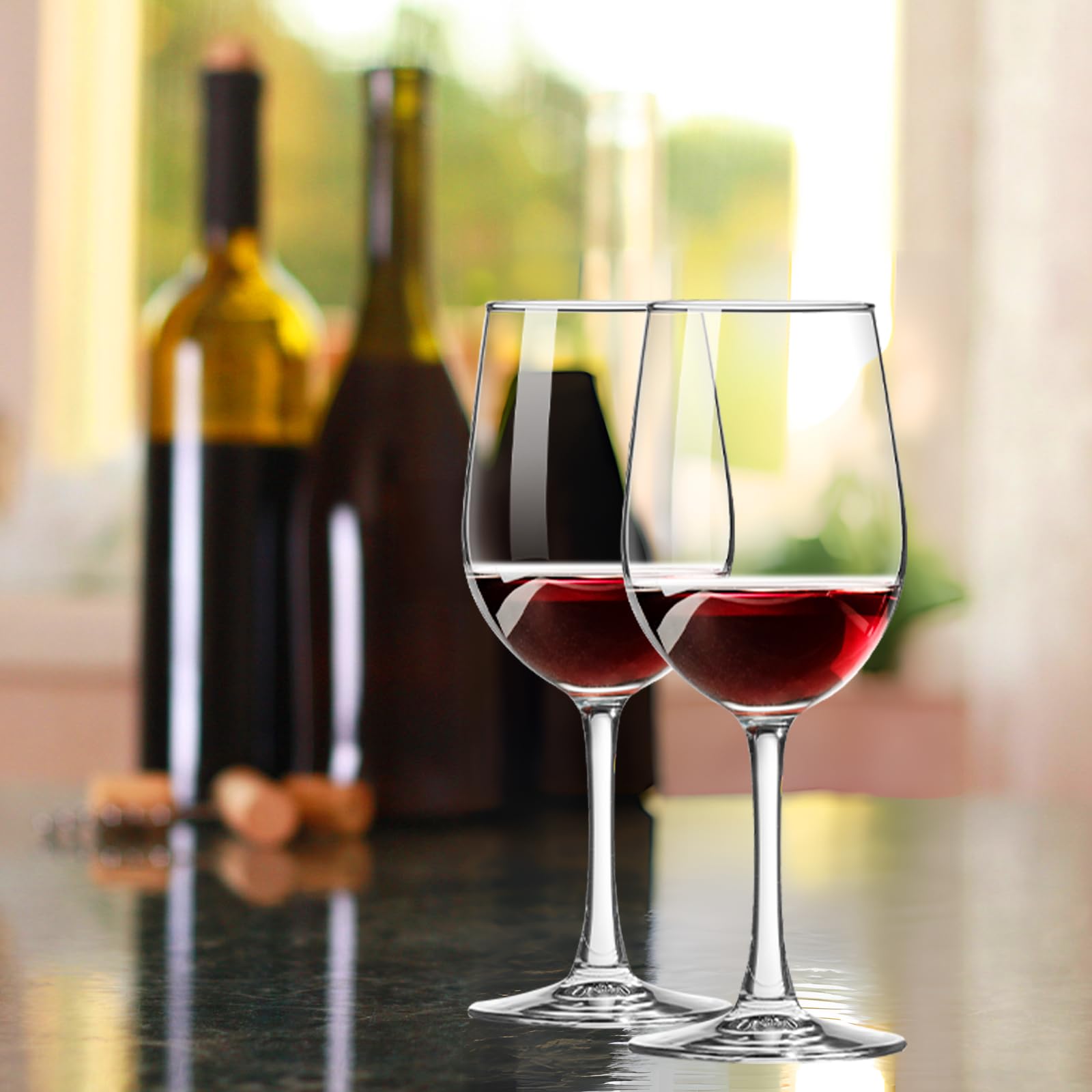 Haoxishui glasses set ideal for red and white wine at special dinners.