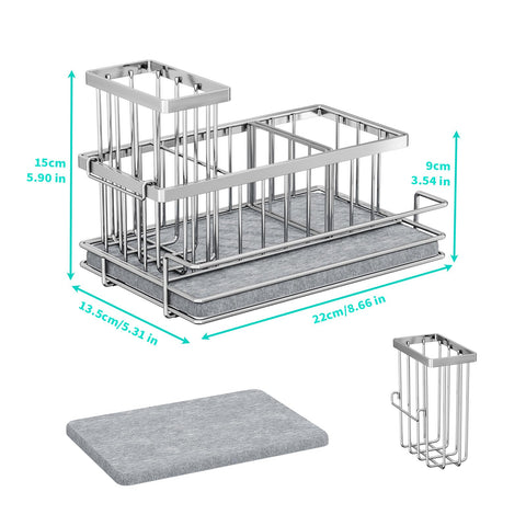Hollow drainage directs water away to speed drying