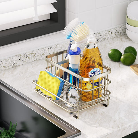 HapiRm high-frame design accommodates taller bottles and brushes without tipping.