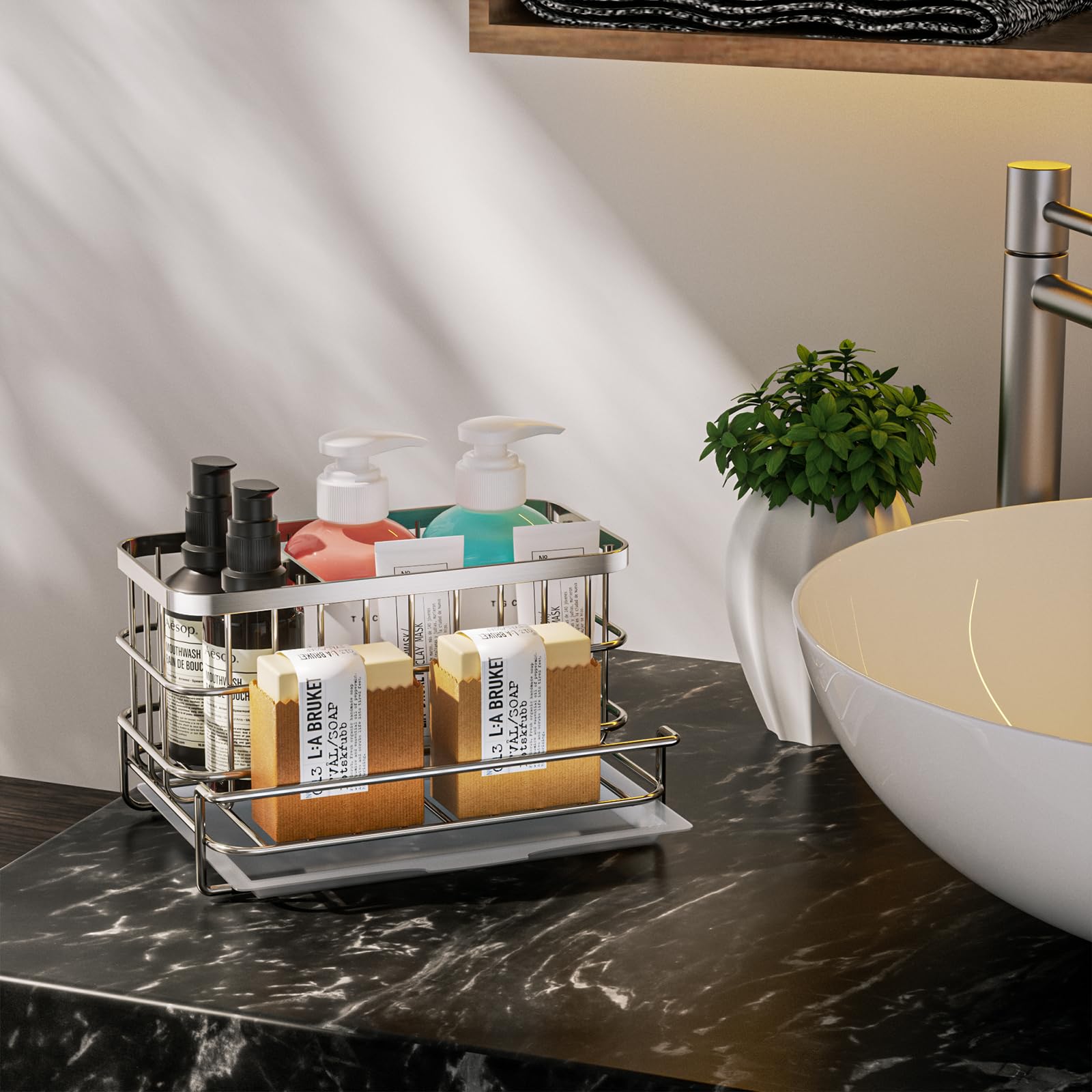 HapiRm SUS304 finish resists corrosion for everyday kitchen use.