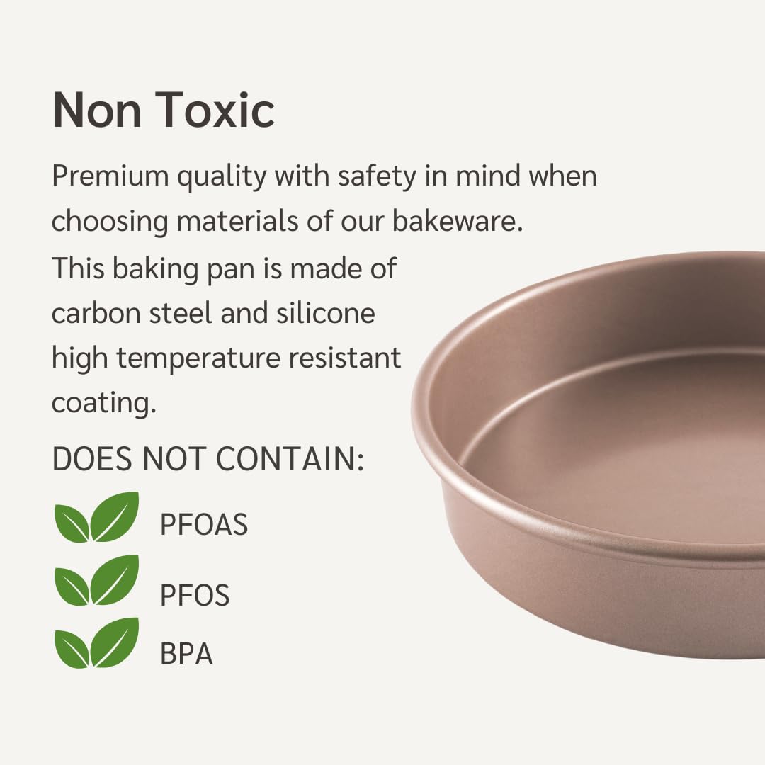 HAPPIELS nonstick coating eases release and cleanup.