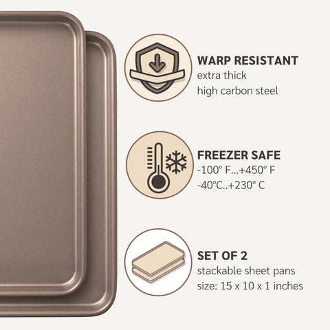 HAPPIELS non-toxic bakeware: PFOA and BPA free for a healthier kitchen.