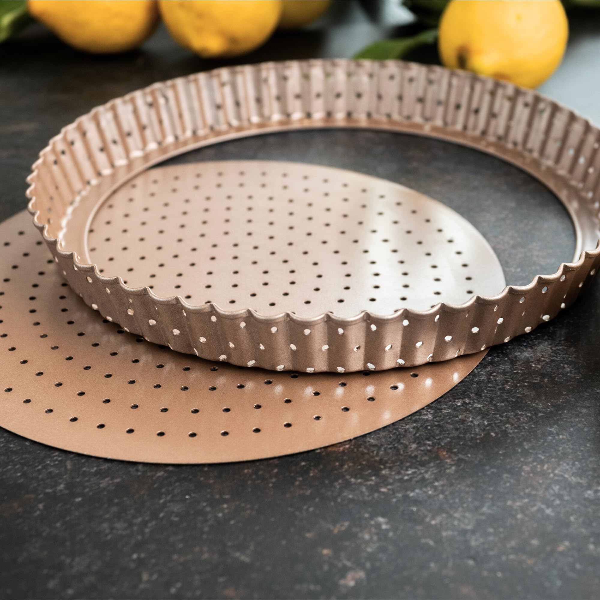 HAPPIELS champagne gold finish adds a stylish touch to your kitchen.