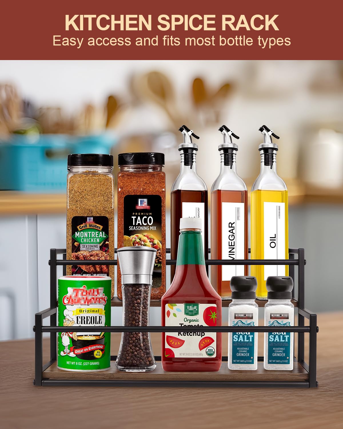 Happilif guardrails and non-slip feet securing bottles