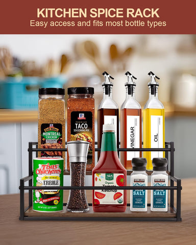 Happilif guardrails and non-slip feet securing bottles