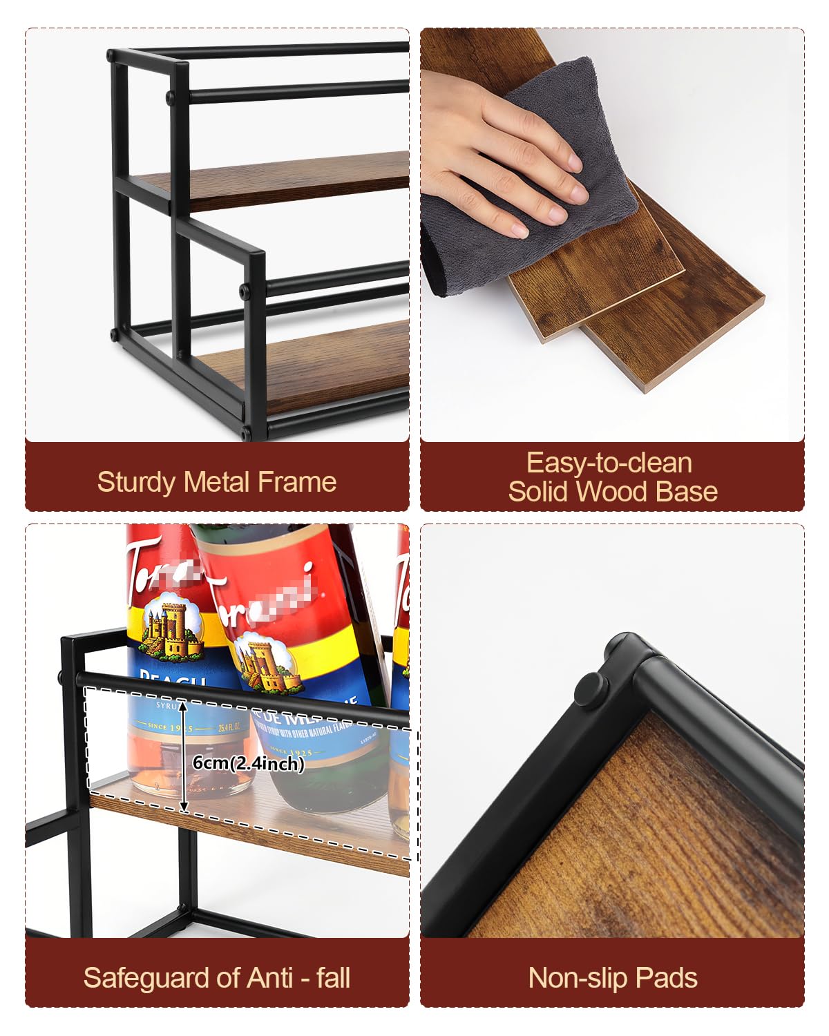 Happilif wine and spice storage showing versatile organization