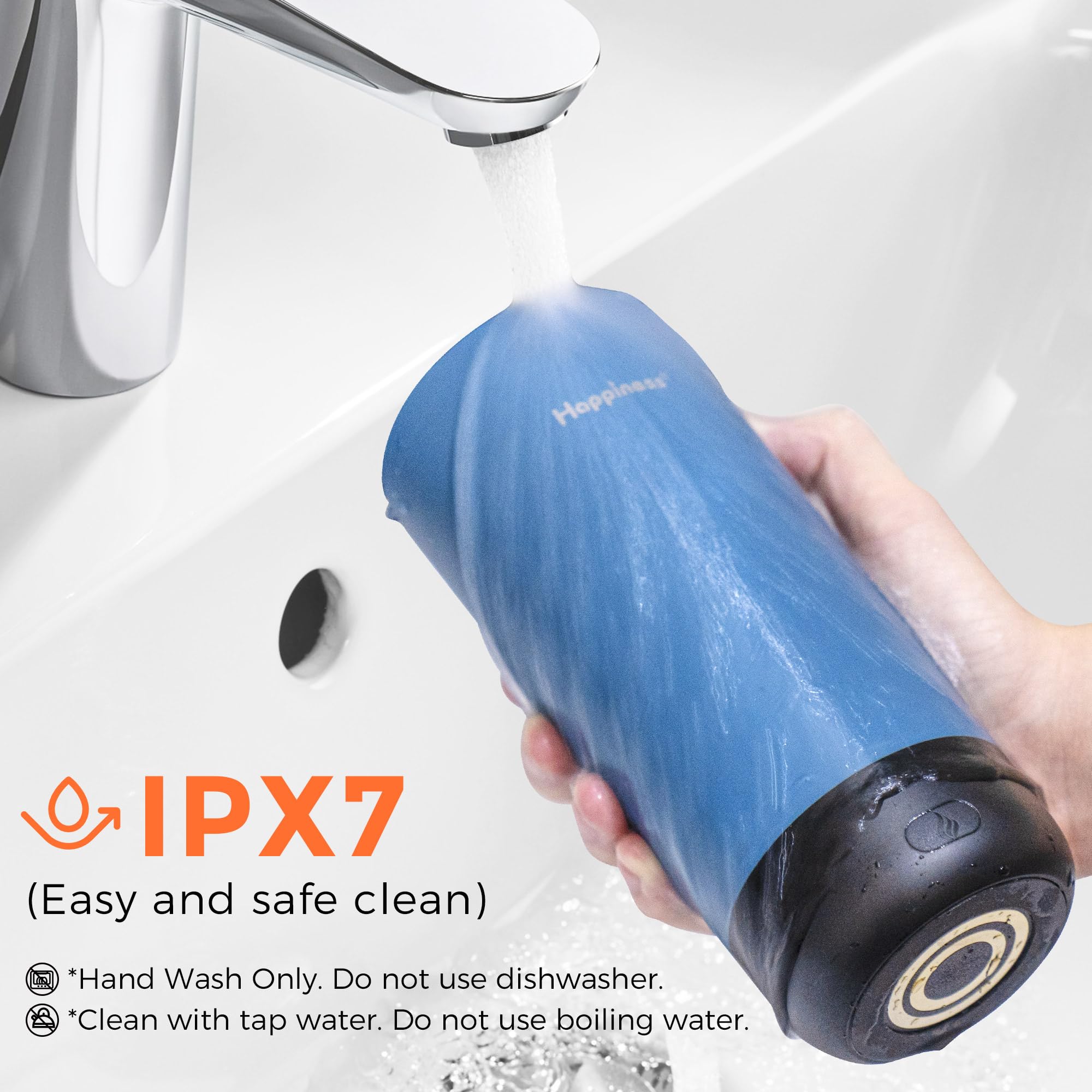Happiness IPX7 waterproof mug is safe to clean and durable