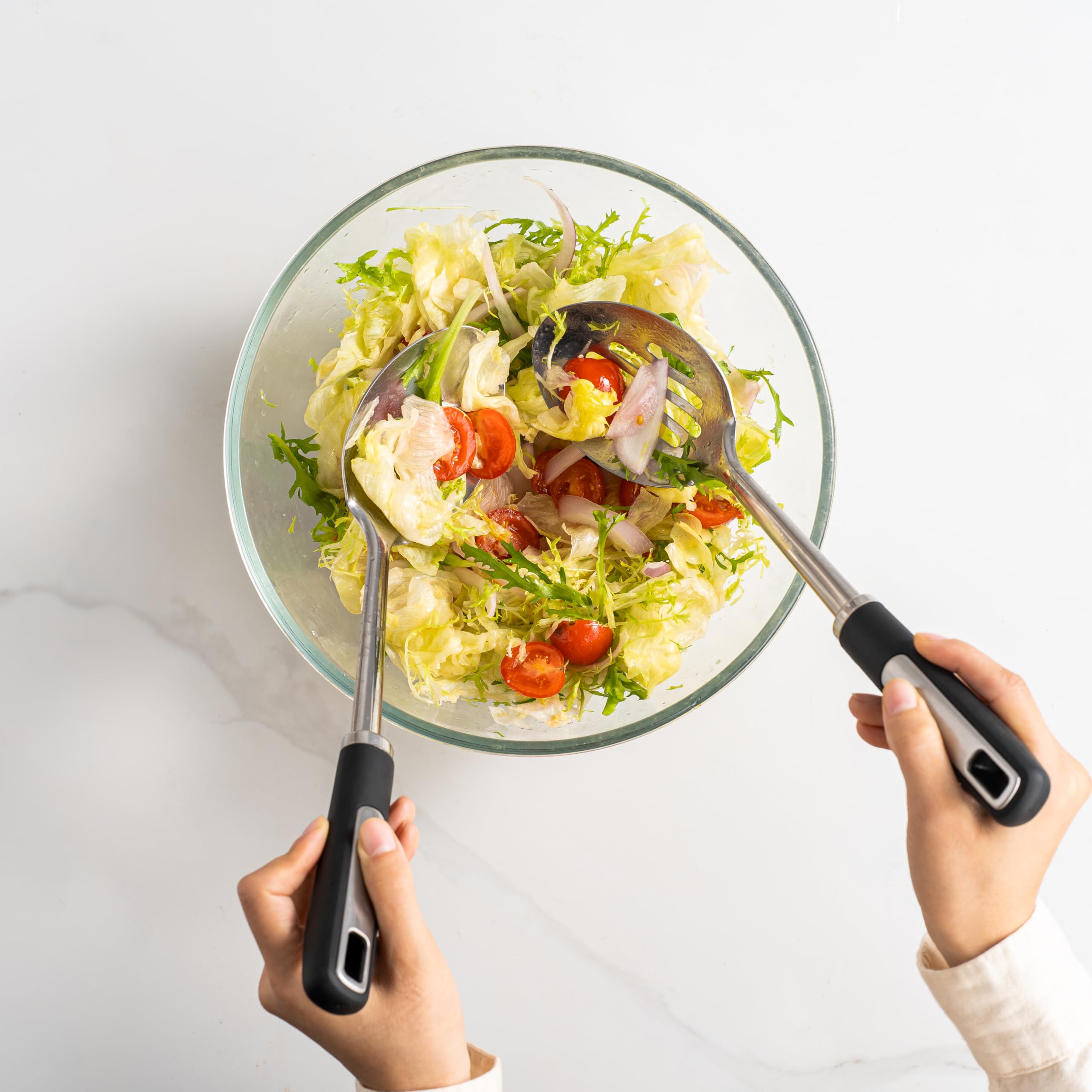 Happy Kit dishwasher-safe spoons with polished, stain-resistant finish.