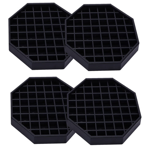 Happy Reunion drip tray six-inch black octagon ideal for bar spill management.