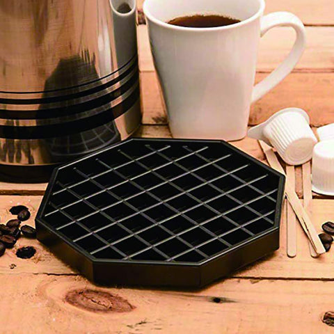 Happy Reunion octagon tray offers durable plastic design for busy kitchens.