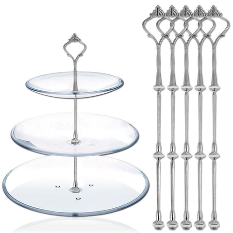 Happy Will cake stand hardware assembly shows durable construction for stable 3-tier display