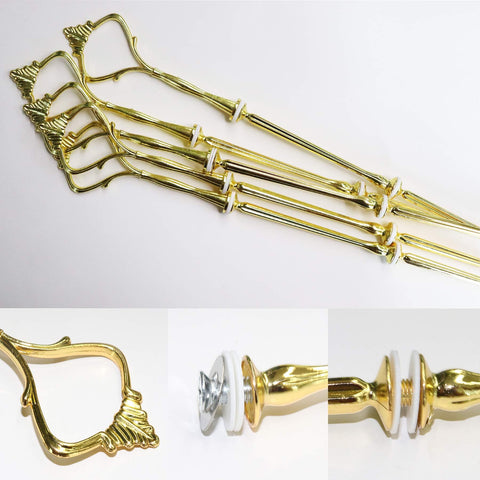 Close-up of Happy Will zinc alloy hardware showing a durable finish for desserts.