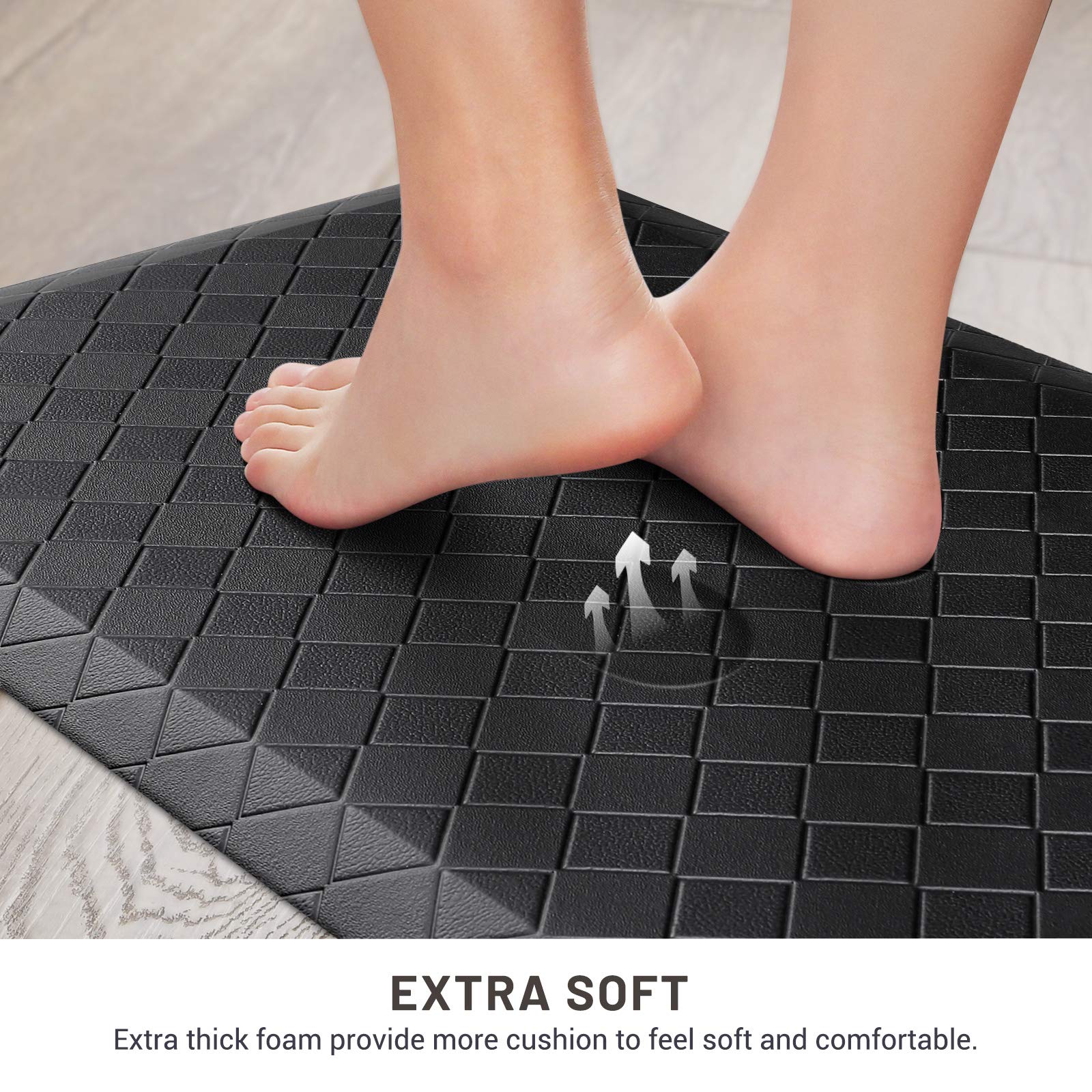 HappyTrends mat featuring beveled edge to enhance safety while moving.