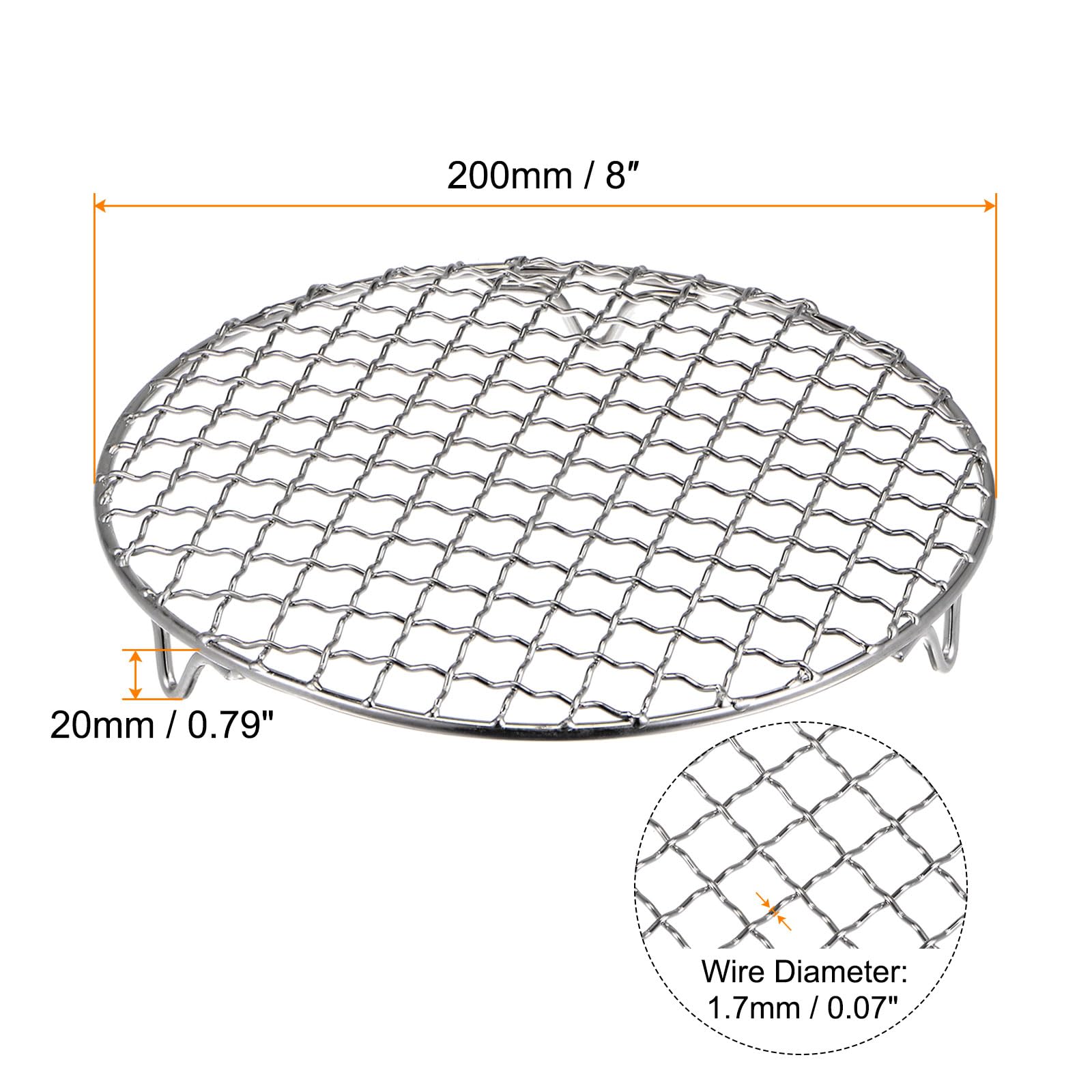 HARFINGTON round wire grid suitable for ovens and steam cooking