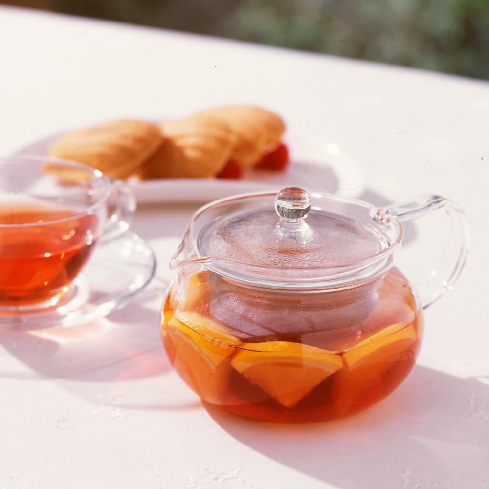 Hario ChaCha Kyusu Maru microwave-warming is convenient after brewing