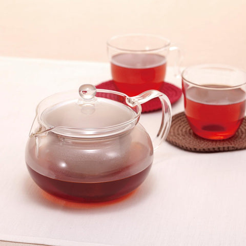 HARIO ChaCha Kyusu Maru tea strainer, wide mesh for full leaf expansion.