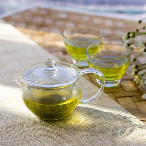 Compact 300ml capacity ideal for 1–2 cups at the table