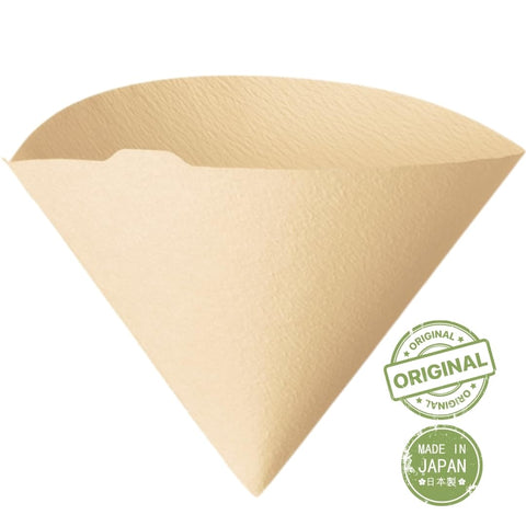 Made in Japan packaging of Hario filters displaying premium quality.