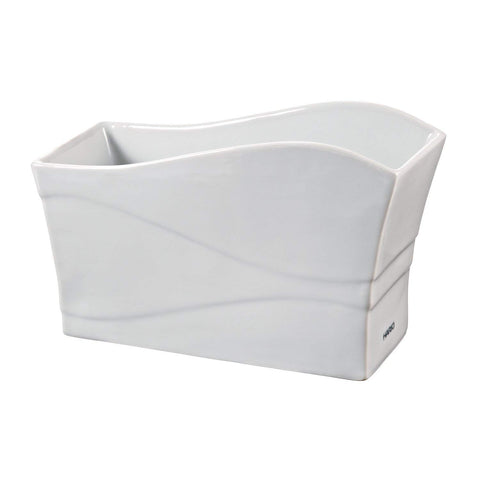 Hario olive wood filter stand enhances aesthetics and stability.