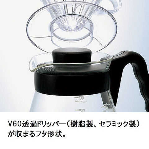Hario V60 borosilicate glass construction emphasizes durability and heat resistance