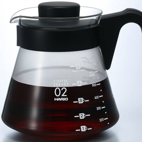 Hario V60 narrow top opening designed for V60 size 02 drippers