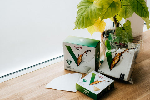 Hario V60 Size 02 bleached paper filters deliver crisp flavor