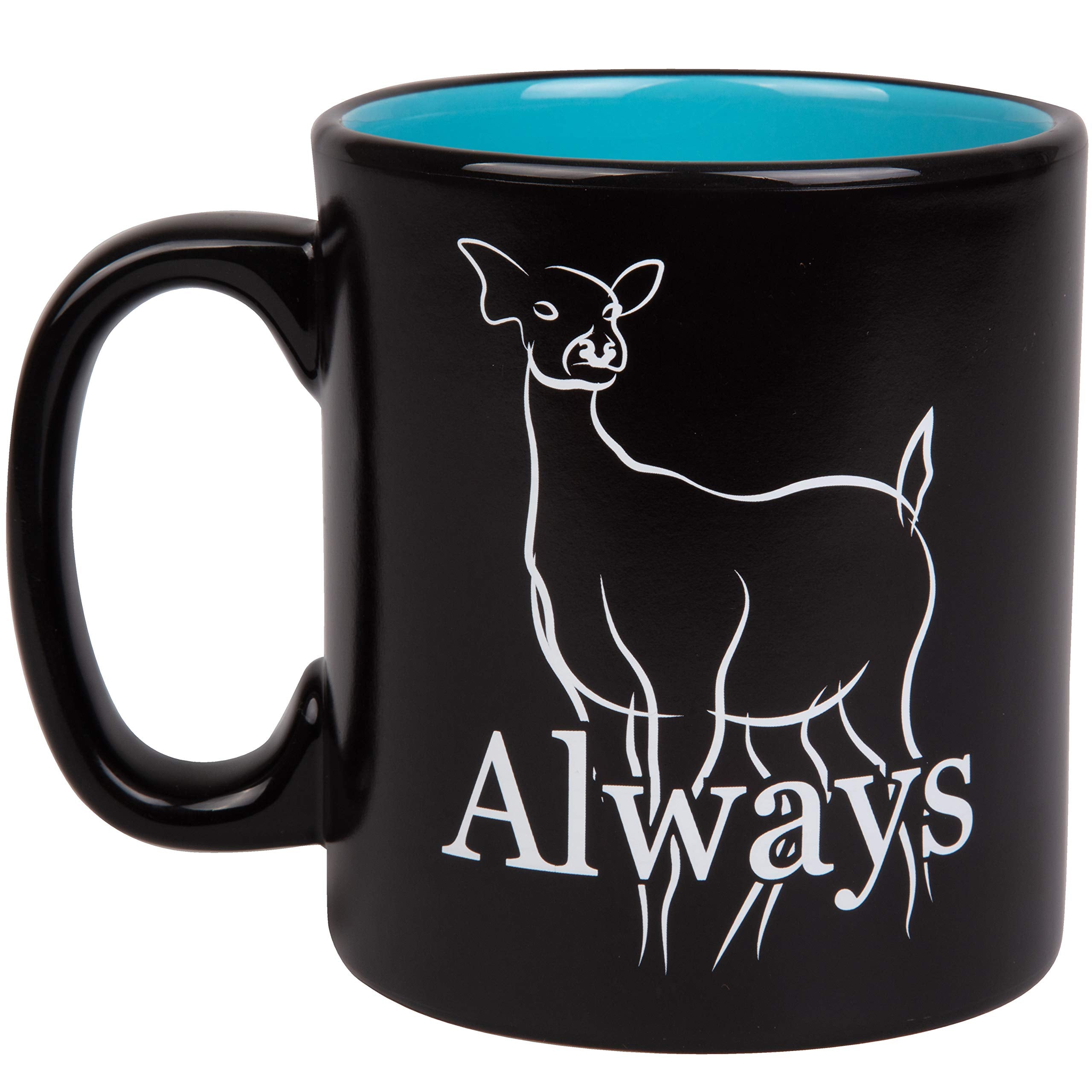 Harry Potter 20oz ceramic mug glows with Patronus aura for cozy mornings