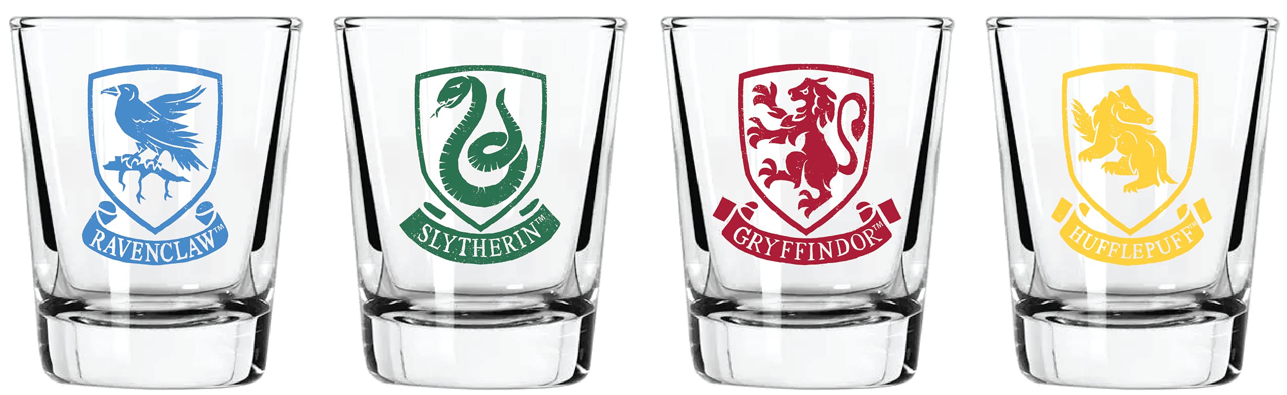 Harry Potter shot glasses with Gryffindor crest for bold house-inspired moments