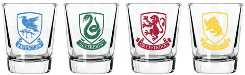 Harry Potter shot glasses with Gryffindor crest for bold house-inspired moments