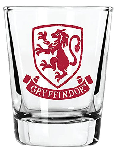 Harry Potter shot glasses with Hufflepuff crest for friendly, balanced celebrations