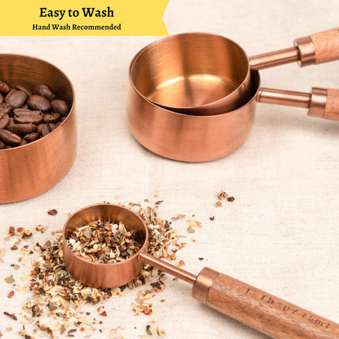 HARURI copper-tone kitchen set on display, blending aesthetics with practicality.
