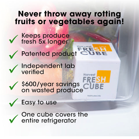 Replacement reminder image for Harvest Fresh Cube shows a 90-day cycle