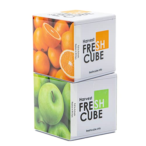 Harvest Fresh Cube closeup of the natural filter extending produce freshness in the fridge