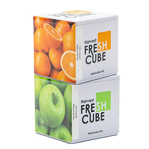 Harvest Fresh Cube closeup of the natural filter extending produce freshness in the fridge