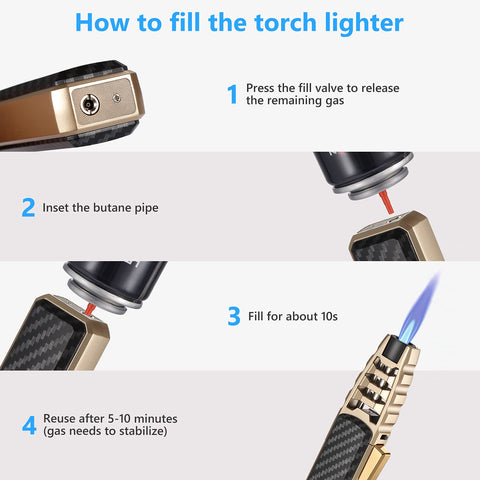 Harygate torch comes in a gift box for gifting enthusiasts.