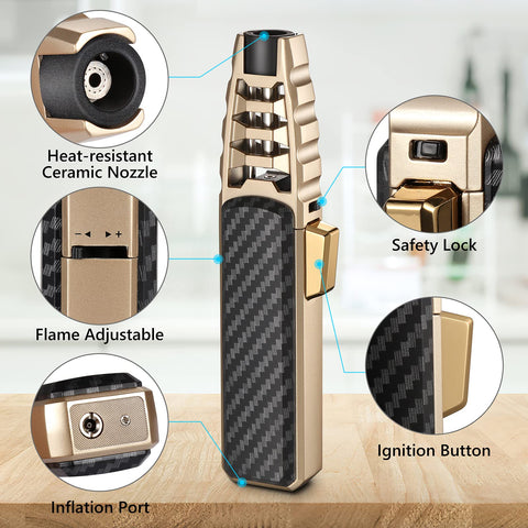 Harygate torch windproof ignition for outdoor cooking and grilling.