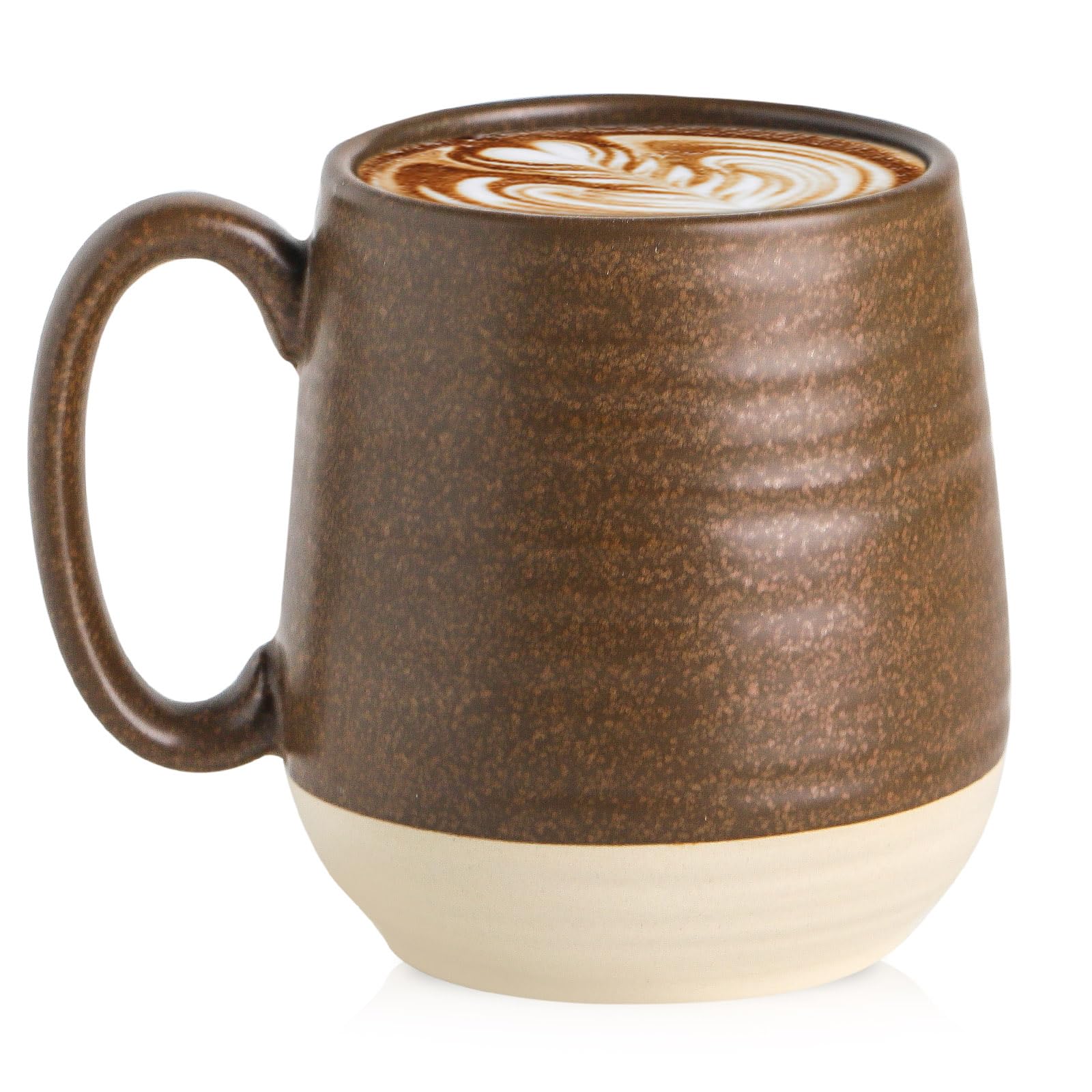 HASENSE 20oz brown mug body for generous servings and everyday comfort.