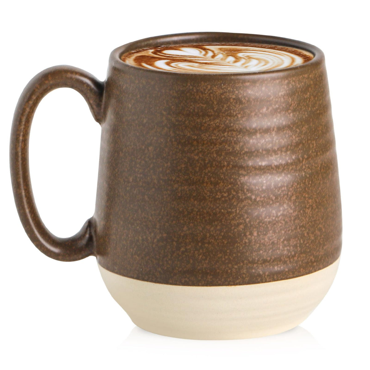 HASENSE 20oz brown mug body for generous servings and everyday comfort.