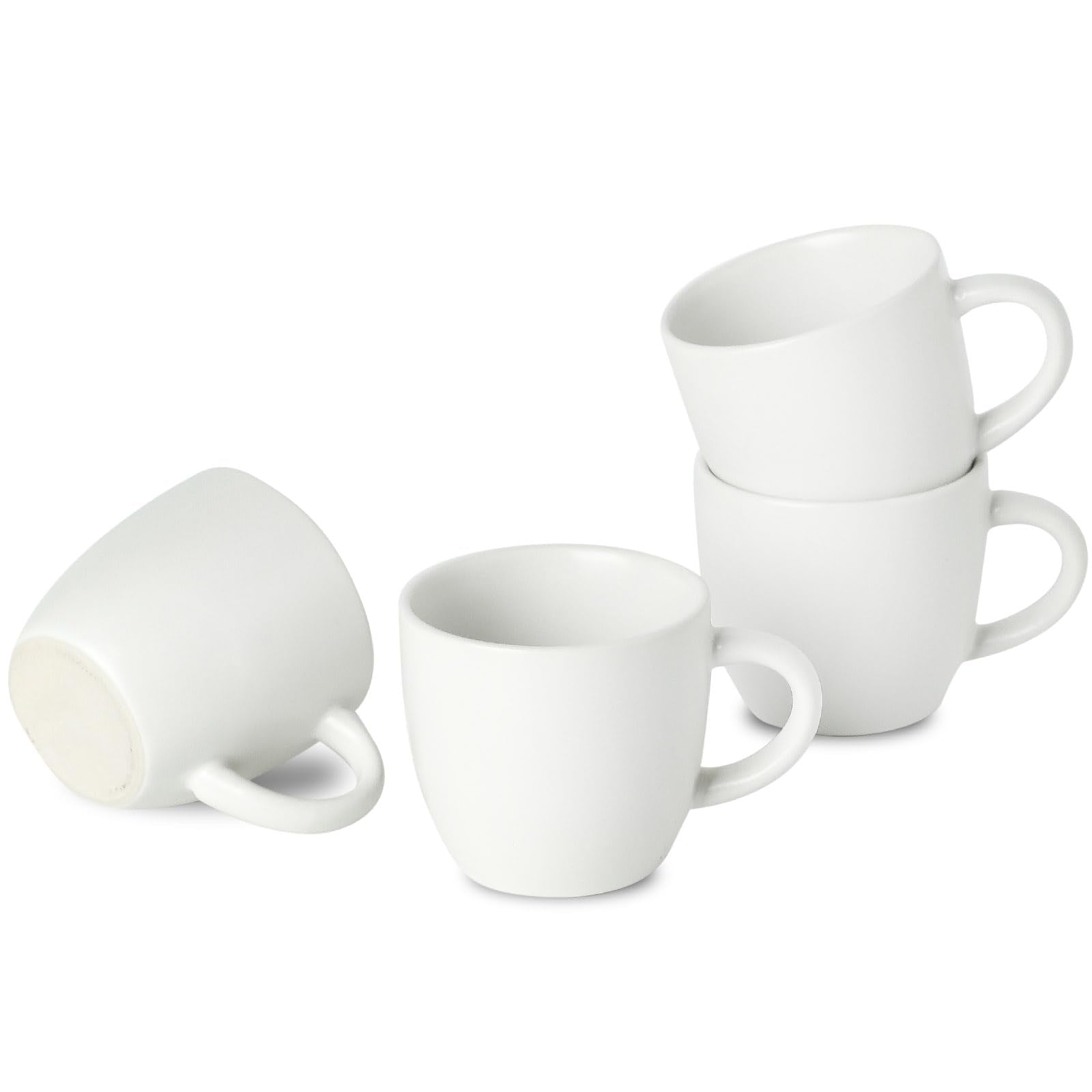 HASENSE ceramic espresso cup with an easy-grip handle for comfortable double shots.