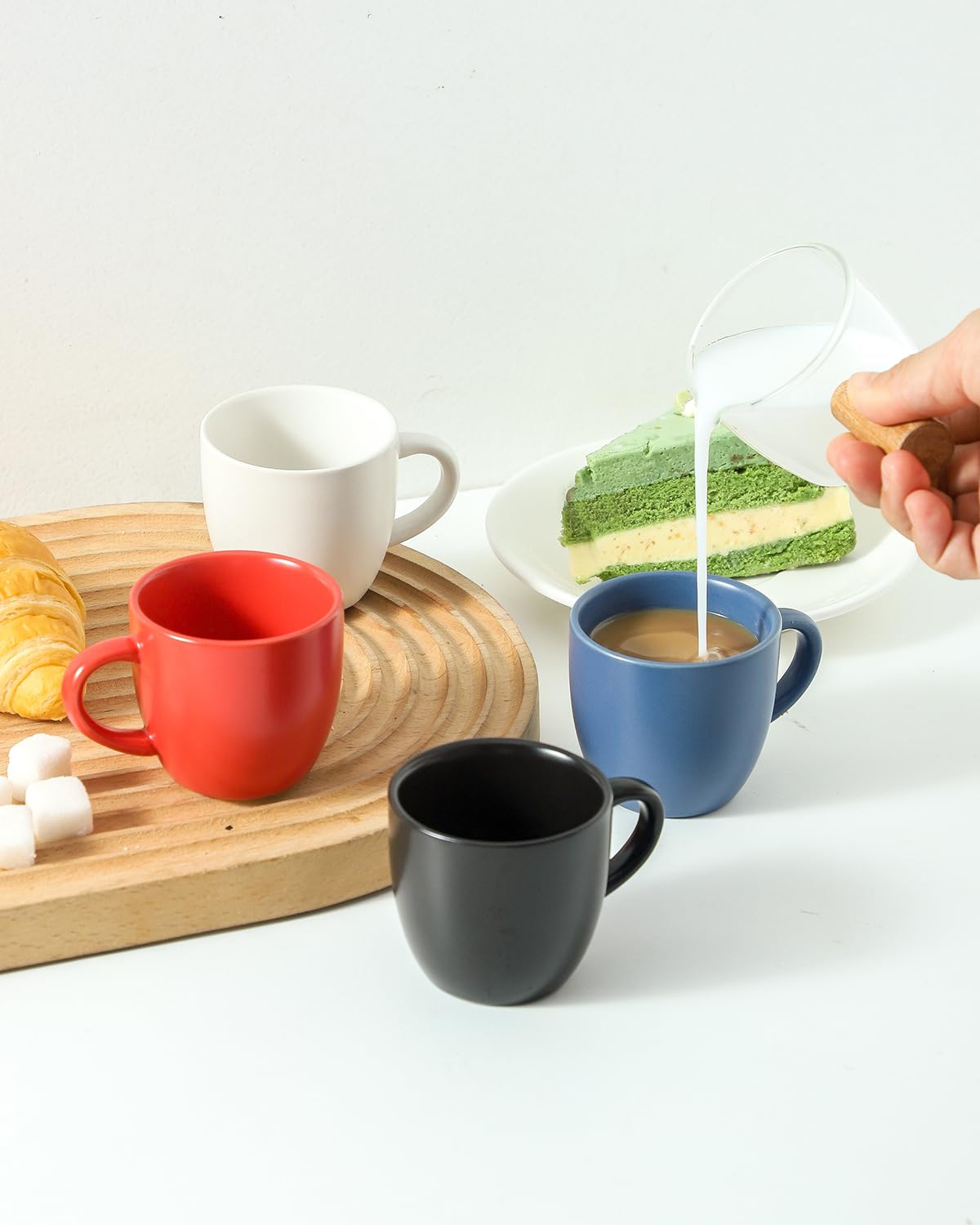HASENSE dishwasher-safe ceramic cups are easy to clean after use.