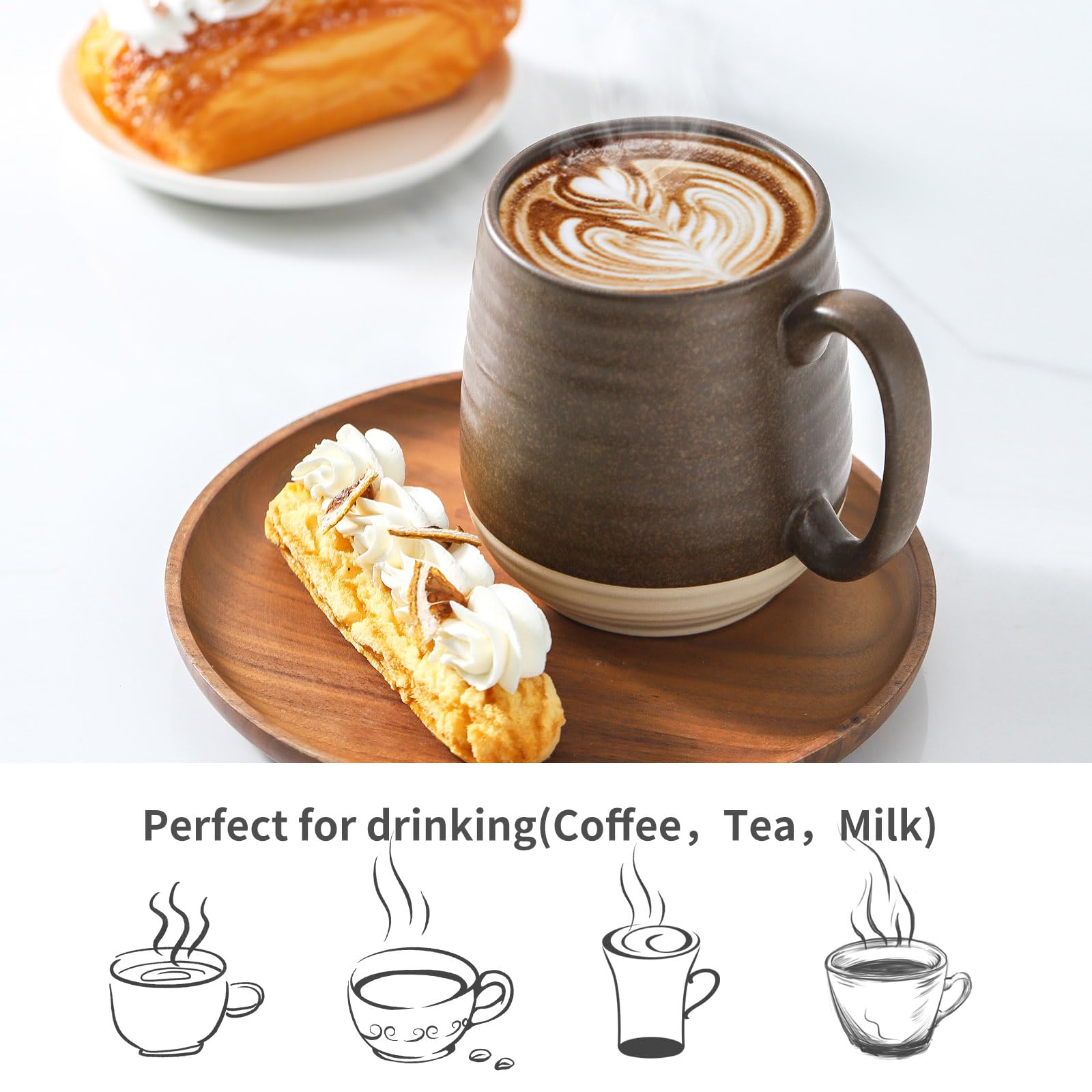 HASENSE dishwasher microwave safe mug for convenient daily use.