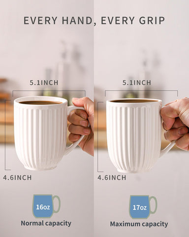 HASENSE microwave and dishwasher safe mug for easy cleanup.